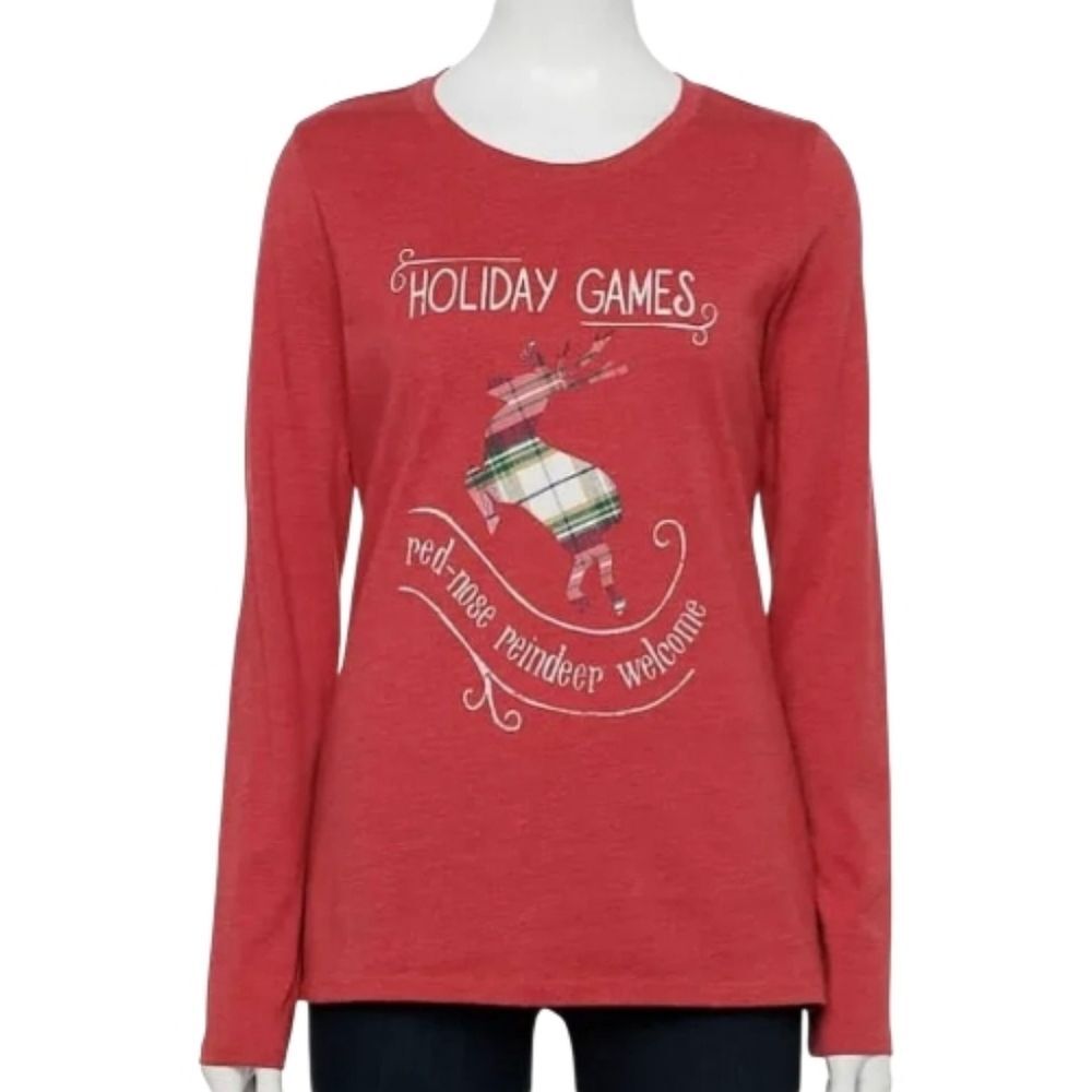 NEW!! HOLIDAY GAMES & RED NOSE REINDEER WELCOME - LS - L